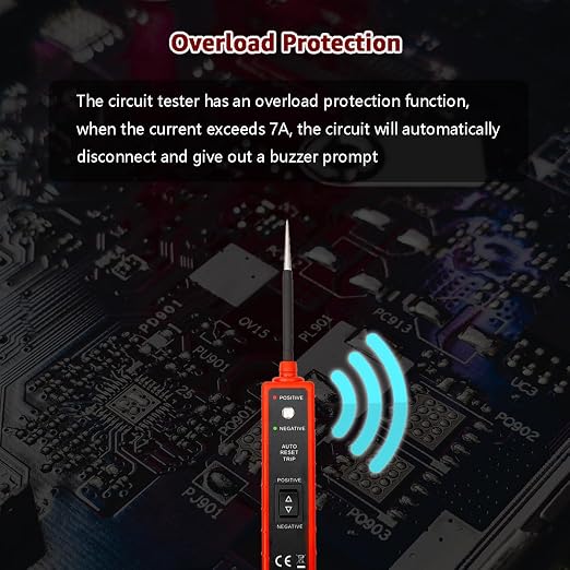 Power Circuit Probe Tester, 6V-24V DC Test Light, Automotive Short Circuit - Image 7