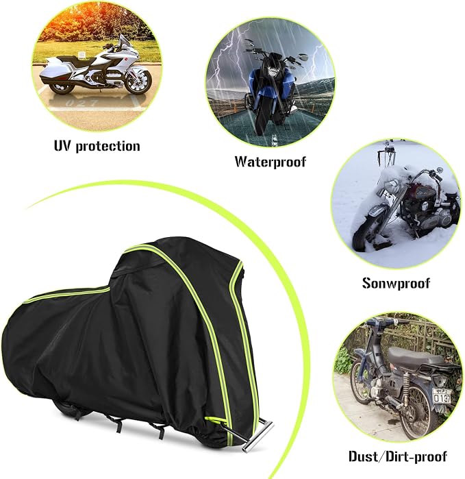 Motorcycle Cover for Honda GL1500 GL1800, Honda Gold Wing 2001-2023 - Image 7