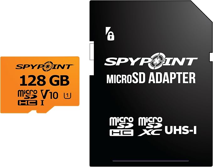 SPYPOINT 128GB Micro SD Memory Card Trail by SPYPOINT%E2%80%93ReliableScoutingSuccessfulHunting