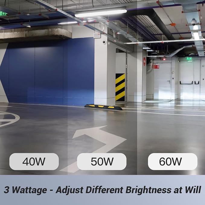 JTT LED Vapor Tight Light 60W/50W/40W 7800lm, Waterproof LED Outdoor Shop Light - Image 8