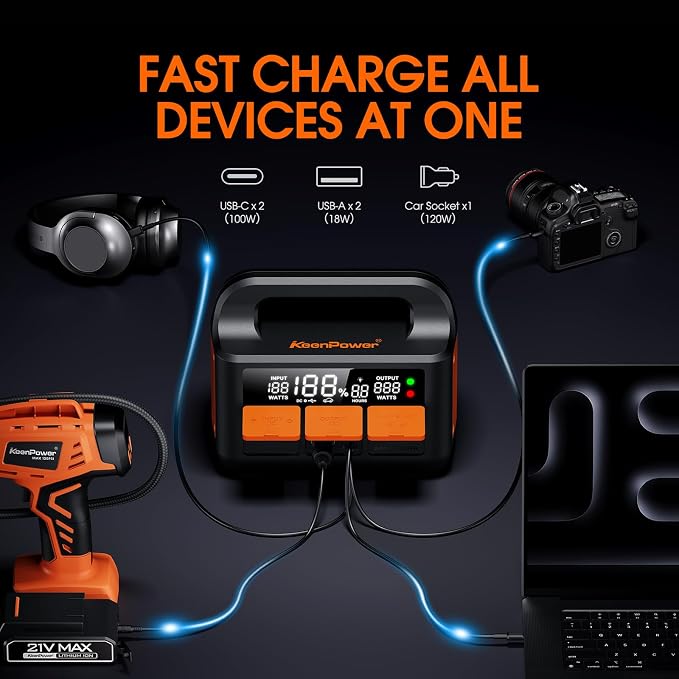 8000A LiFeMnPO4 Jump Starter for All 12V Cars, DC+PD 200W Two-Way Fast-Charging - Image 7