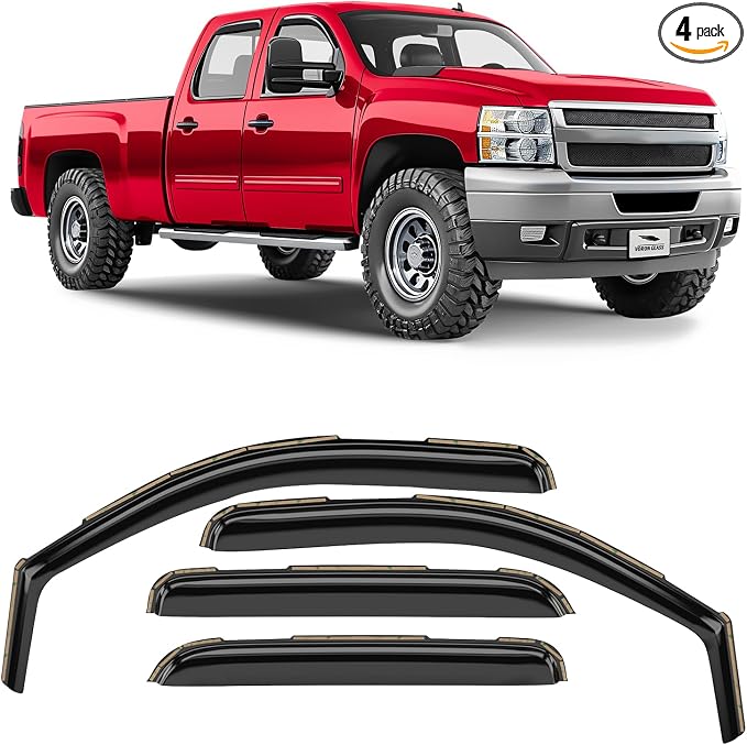 Voron Glass in-Channel Extra Durable Rain Guards by VoronGlass-highqualityautoaccessories