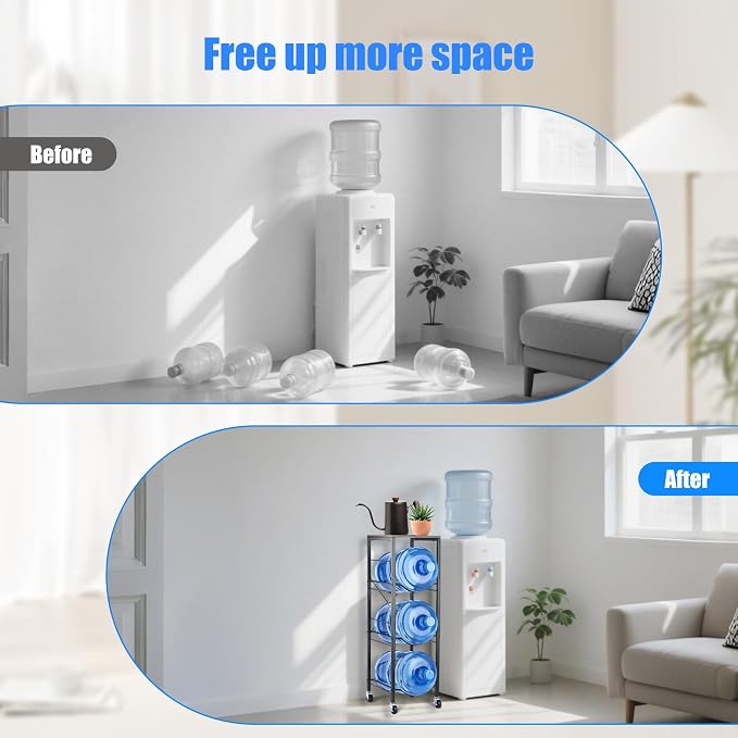 3-Tier 5 Gallon Water Bottle Holder - Image 5