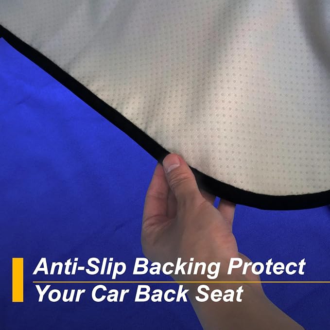 Back Seat Cover for Car Trucks Van SUV, Waterproof Rear Bench Towel Seat Covers - Image 5
