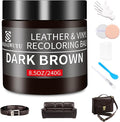 Leather Recoloring Balm, 8.5oz Leather Color Restorer, Dark Brown Leather by SHADAIWUYU