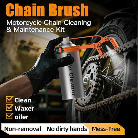 Motorcycle Chain Cleaning Kit, Motorcycle Chain Cleaning & Lubrication Kit - Image 3