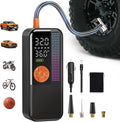 Portable Tire Inflator Air Compressor, 150 PSI Cordless Air Pump, 6000mAh by WEOLULI
