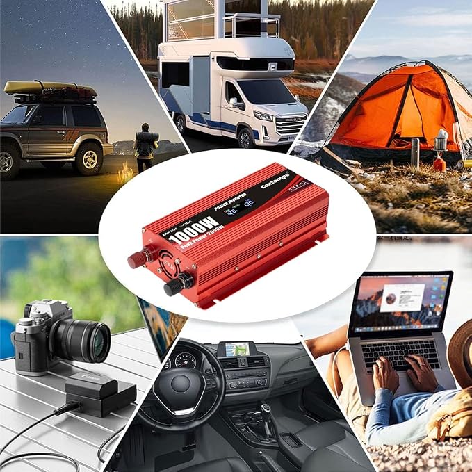 1000W Car Power Inverter DC 12V to 110V/120V AC Converter - Image 5