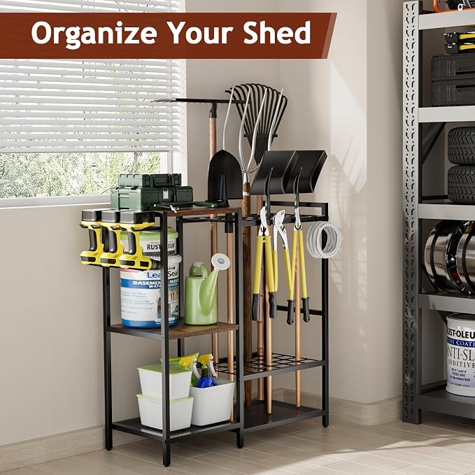 Garden Garage Tool Organizer - - Image 6
