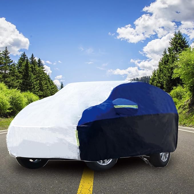 Car Cover for SUV Waterproof All Weather Snowproof UV Windproof Outdoor Full - Image 8