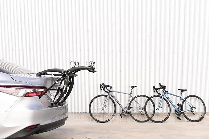 Saris Bones Car Trunk Bicycle Rack Carrier, Mounts 2 Bikes, Anti-Sway Straps - Image 5