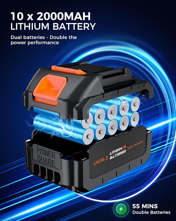Car Vacuum Portable Cordless, 35000PA High Power Suction & Blower, Wireless - Image 3
