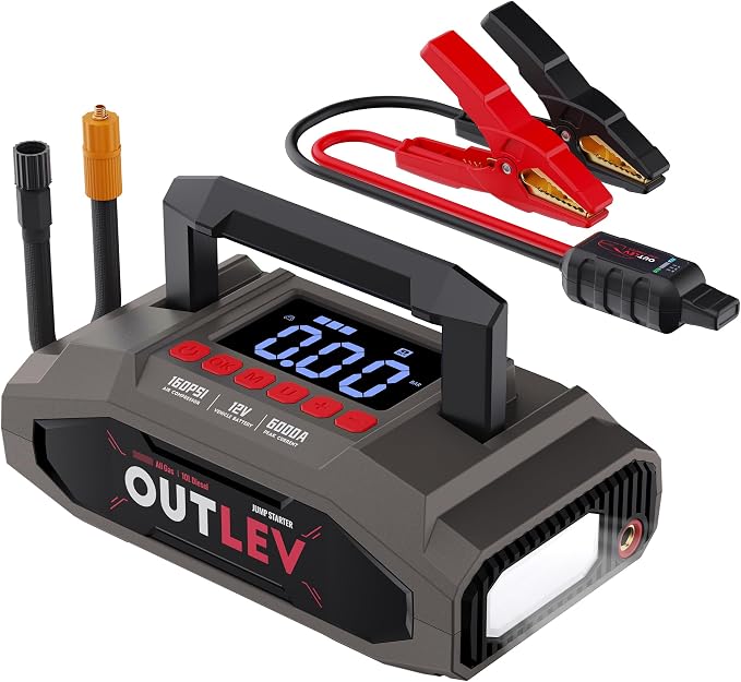 Jump Starter with Air Compressor by outlev