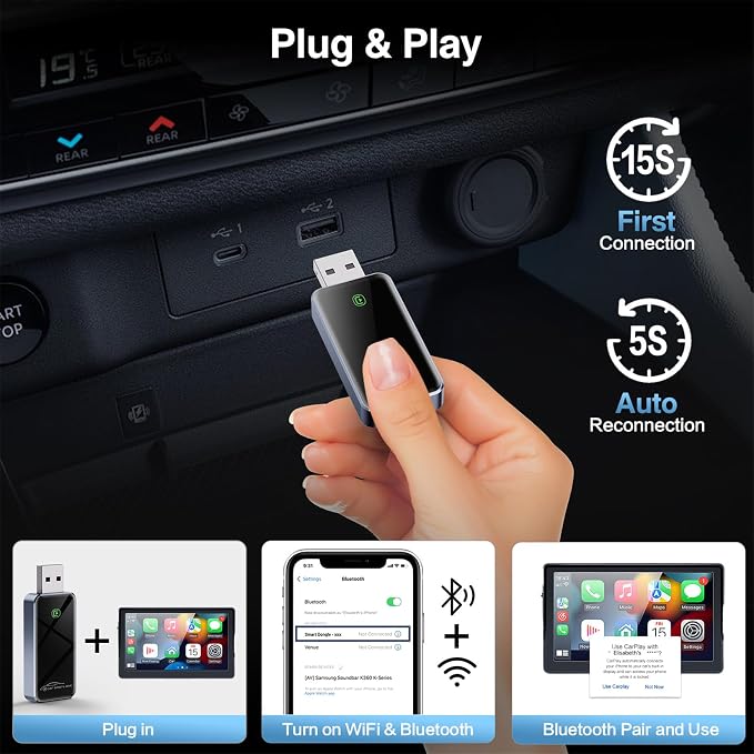 Wireless CarPlay Adapter for Apple - Image 5
