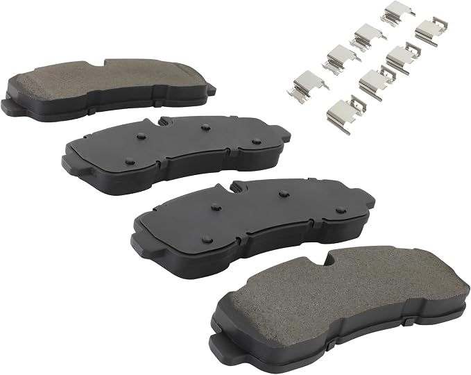 Premium Semi-Metallic Rear Brake Pads Compatible - Image 2