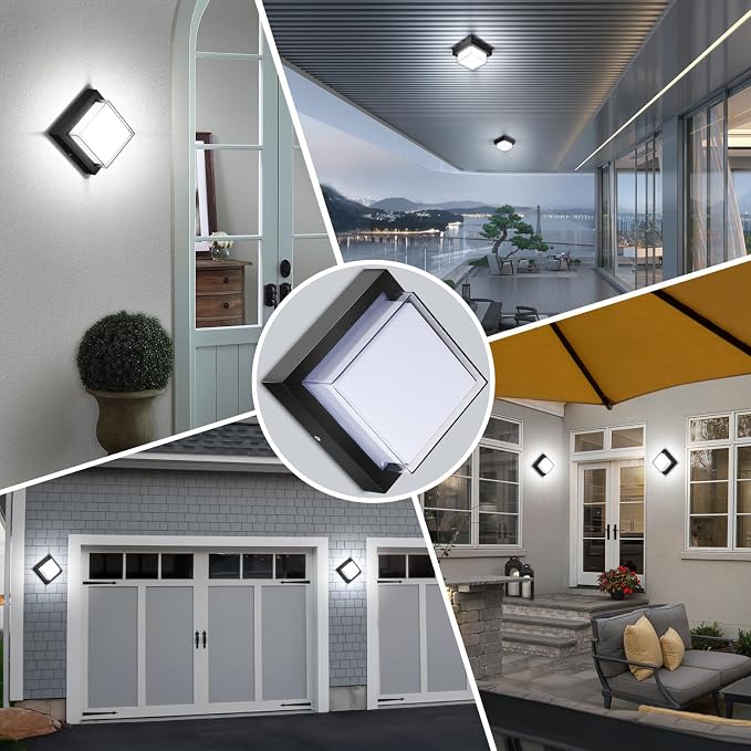 Exterior Wall Lights, Modern Waterproof Outdoor Wall Mount Lighting - Image 7