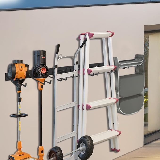 Garage Tool Organizer Wall Mount, Heavy Duty Garden Tool Holder - Image 8