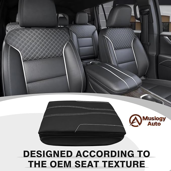 Muslogy Center Console Cover 1-Inch Extra Thick Armrest Pad Compatible - Image 4