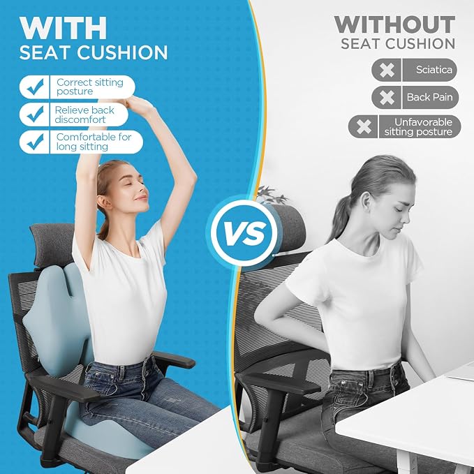 BEAUTRIP Seat Cushion & Lumbar Support Pillow - Image 6