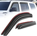 Auto Dynasty 4Pcs Carbon Fiber Pattern Window Visors Compatible by AutoDynasty