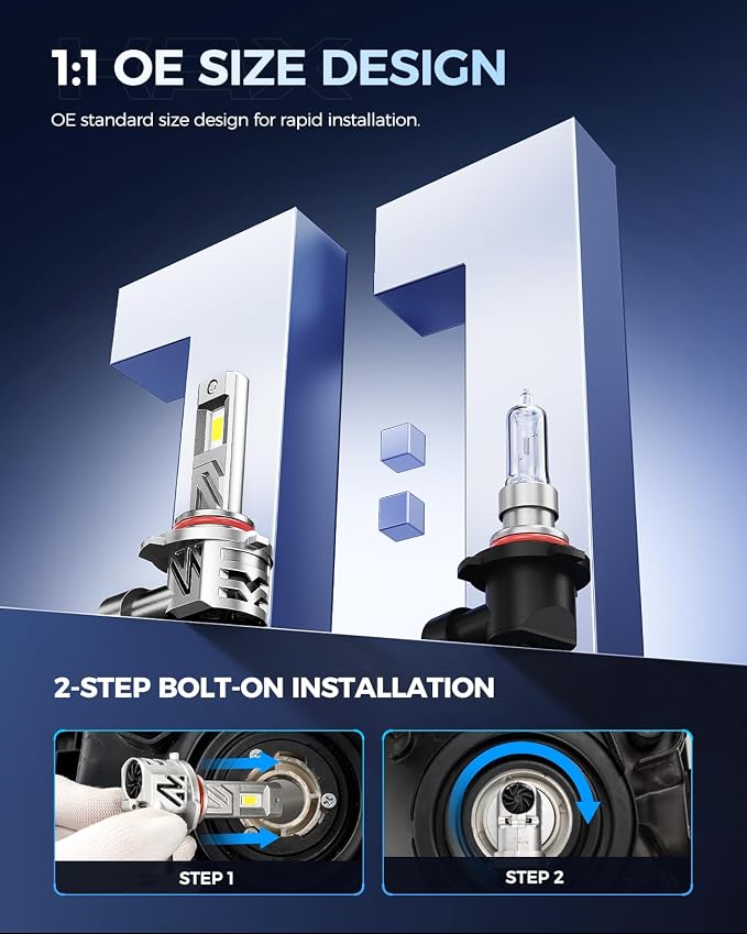 KAX 2025 10X Brightener 9005 Led Bulb - Image 4