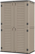 HOMSPARK Storage Shed Weather Resistance, Outdoor Storage Cabinet by HOMSPARK