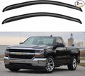 Window Visors Rain Guards for 2014-2018 Chevy Silverado/GMC Sierra 1500 Regular by YQAUTEC