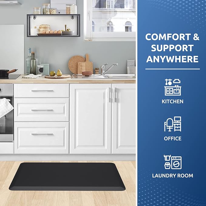 KitchenClouds Kitchen Mat Cushioned Anti Fatigue Rug 17.3"x28" Waterproof - Image 7