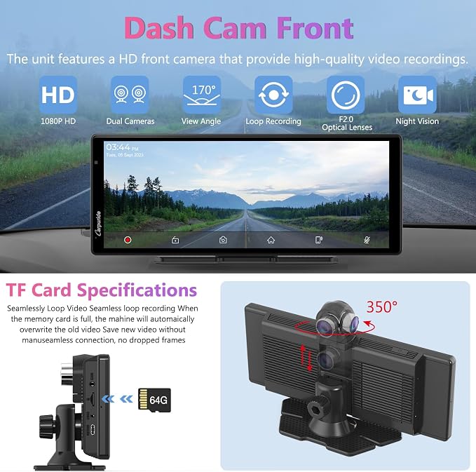 2025 CARPURIDE W903 Portable Carplay & Android Auto - Image 5