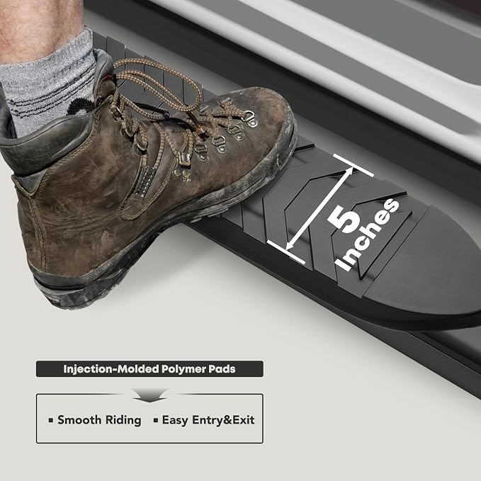 YHTAUTO 5 Inch Running Boards Side Steps Compatible - Image 3