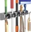 Lifewit Mop and Broom Holder Wall Mount, Anti-Slip Broom Hanger by Lifewit