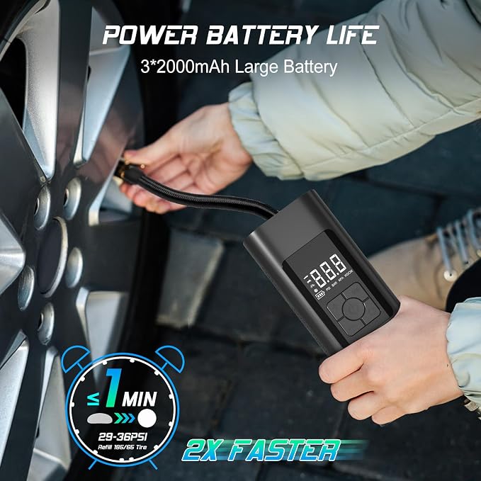 Tire Inflator Portable Air Compressor - Image 2