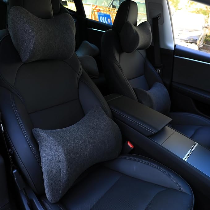 Lumbar Support Pillow for Car, Car Neck Pillow Kit for Car - Image 6