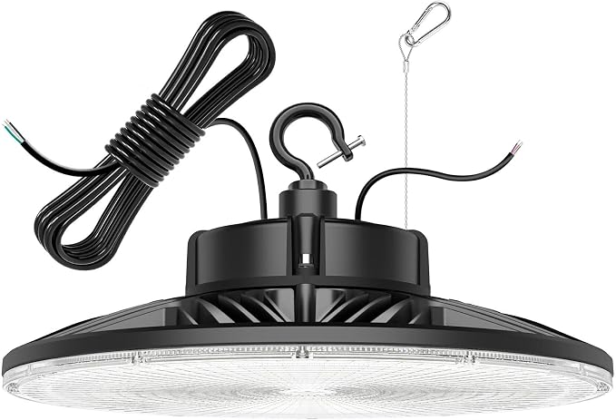 480V LED High Bay Light UL DLC Listed 150W 100W 80W Adjustable 5000K UFO Light by YELLORE-Professionalledlightsmanufacturerspecializingincommercialandindustriallighting