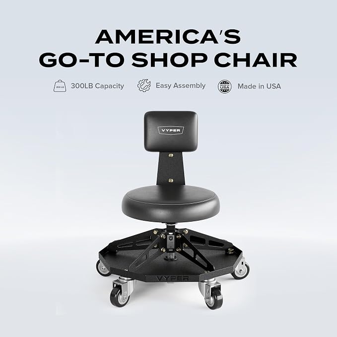 Vyper Robust Steel Sport Shop Chair - Image 3