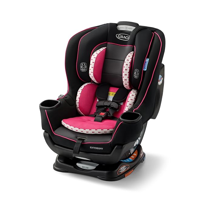 Graco Extend2Fit Convertible Baby Car Seat, Rear and Forward Facing, Adjustable by Graco