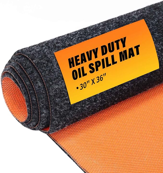 30" x 36" Heavy Duty Oil Spill Mat, Garage Floor Mat by Unknown