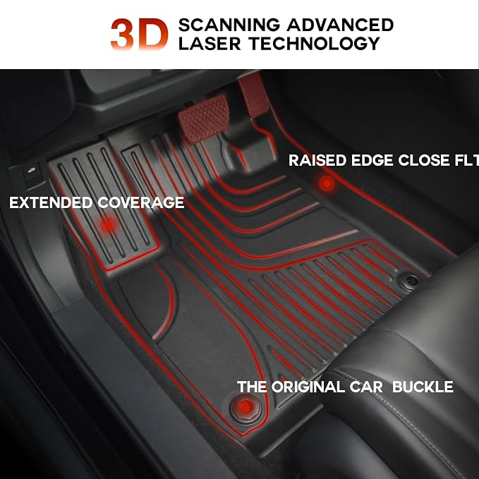 Floor Mats & Cargo Liner Fit for Honda CRV 2023-2025 2026 All Models - Image 5