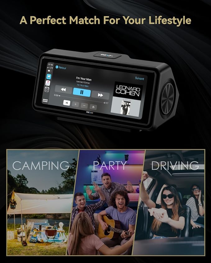 Portable Apple Carplay Screen for Car, Touch Screen - Image 9