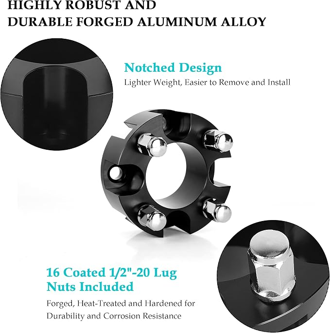10L0L Golf Cart 2 inch Wheel Spacers - Image 2