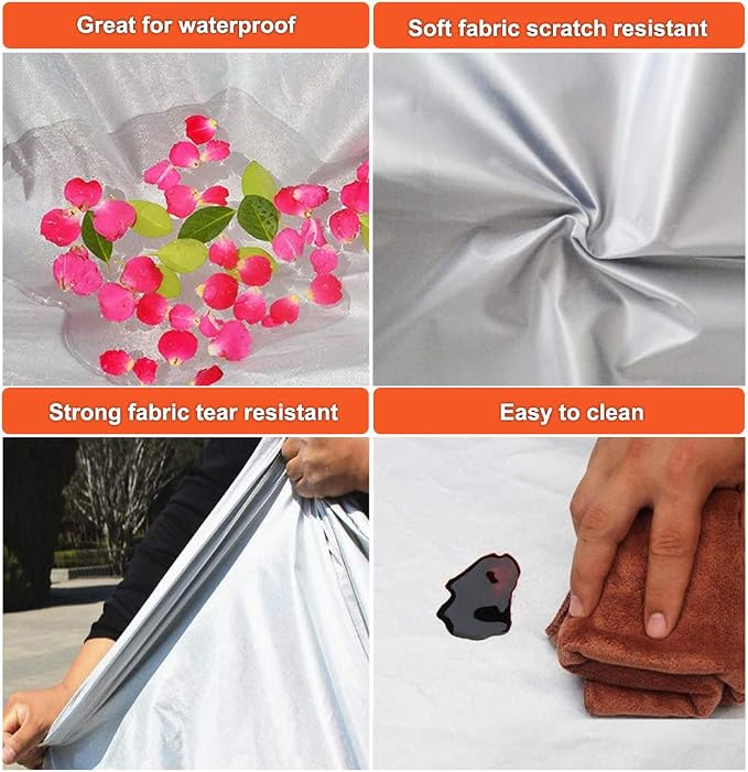 Kayme Car Covers for Automobiles Waterproof All Weather - Image 2