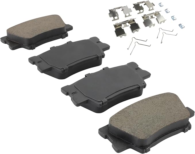 Premium Ceramic Rear Brake Pads Compatible - Image 2