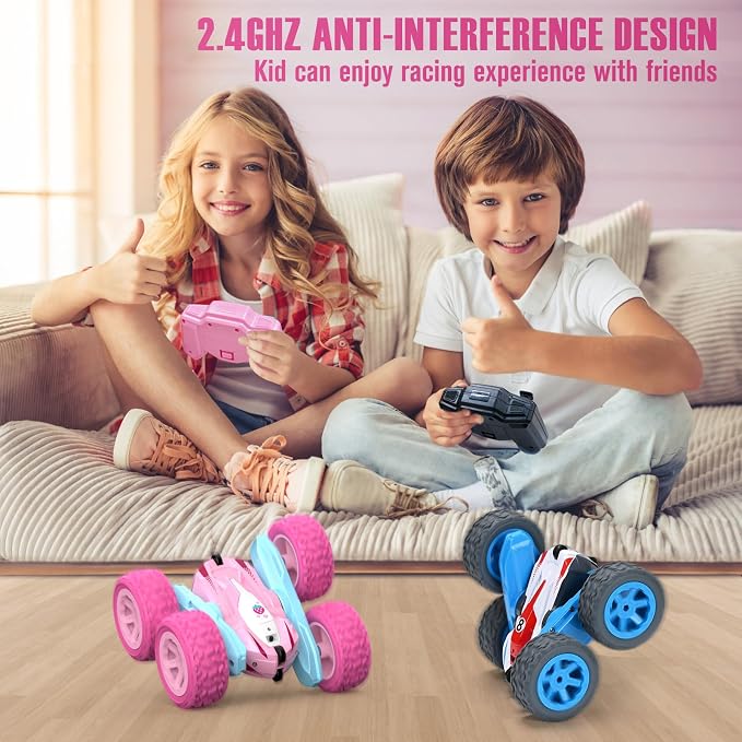 Remote Control Car, Rechargeable RC Truck, 2.4Ghz Double Sided 360° Rotating - Image 4
