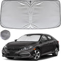 KAYZT Windshield Sun Shade for 2016-2021 Honda Civic Foldable Sunshade Front by KAYZT