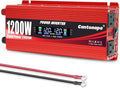 1200W/2400W Car Power Inverter DC 12V to 110V/120V AC Converter by Cantonape
