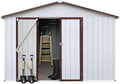 12 x 10 FT Metal Garden Shed, Outdoor Storage Shed by Hipicute