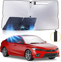 Windshield Sun Shade Umbrella: for Honda Civic 2022-2024 2025 by HIMUMOY