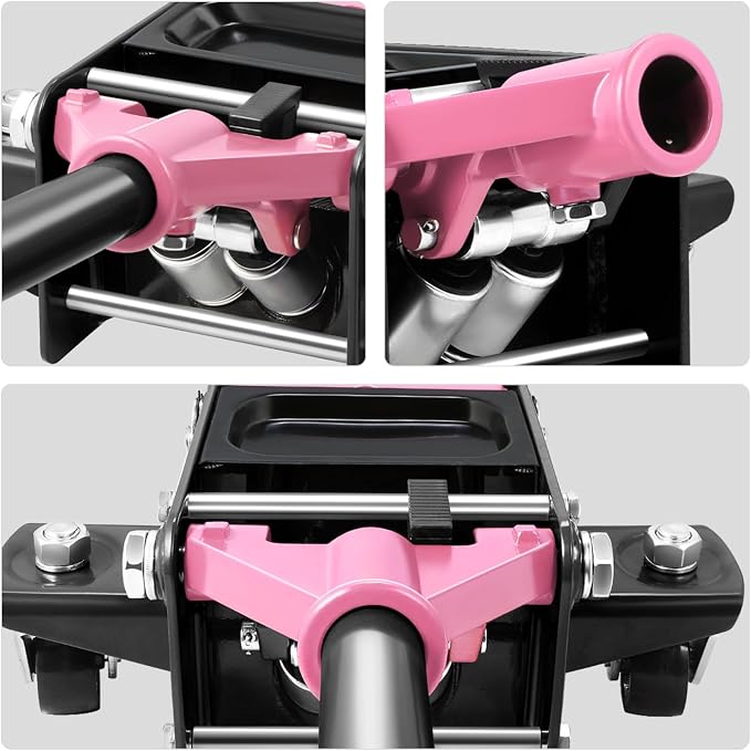 DNA MOTORING Low Profile Hydraulic Trolley Service/Floor Jack, 3 Ton Capacity - Image 7