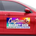 2pc 9x12 Custom Full Color Magnetic Car Signs, Ready in One Day by Custom