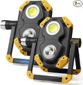 Samyoung 2 Pack Magnetic 2500 LM LED Work Light, 10 Hours Long Lasting by Samyoung